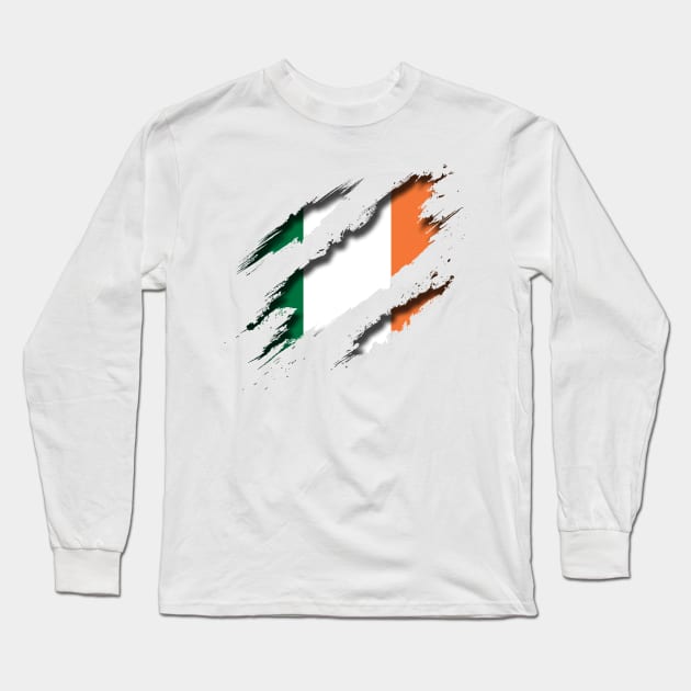 Ireland Shredding Long Sleeve T-Shirt by blackcheetah